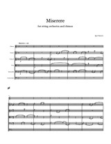 Miserere for String Orchestra and Chimes